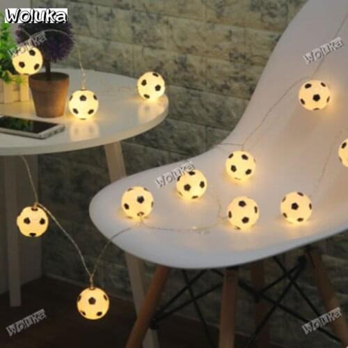 Led small color lights string lights flash football lights string DIY room Christmas decoration hanging lights CD50 W06