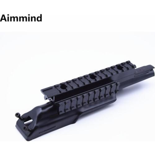 Tactical AKs Universal Quad Rail Mount Handguard Rail Tri-Rail Integral For AK47 74 AKS Hunting Shooting Caza Accessories