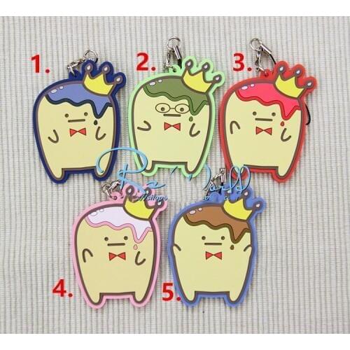 1pcs Anime Keychain Idolish7 PuddingTamaki Yotsuba Iori Izumi Yamato Nikaido Soft Rubber Strape Pendant Keyring Portachiavi