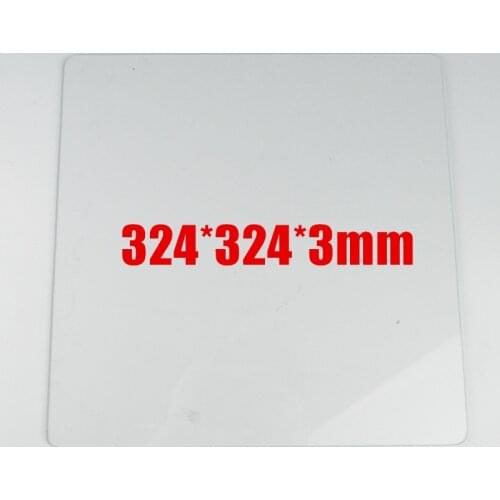 1pcs Wanhao 3D Printer parts Duplicator 9 D9 (300) Original Glass plate 324x324x3mm
