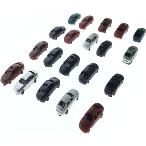 200pcs 1/200 Scale Model Car Miniature Toys Car For Architectural Diorama Building Road Landscape Sand Table Layout Plastic