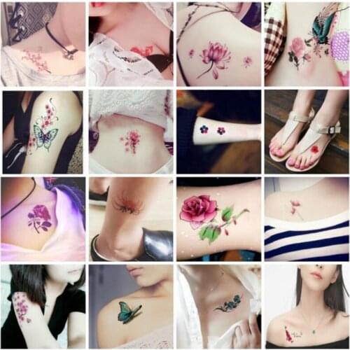 30pcs Stickers Hot Sale Small Sexy Cartoon Tattoo DIY Star Tattoo Sticker Love Women Body Finger Art Waterproof Girl Favors