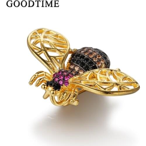 Brooch Vintage Bee Insect Charm Brooches For Women Pins Fashion Dress Coat Accessories Cute Brooch Jewelry Jewellery Kids Gifts