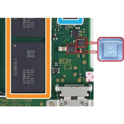 5PCS-50PCS for NS Nintendo Switch SNI SN1 small ic chip mosfet Motherboard repair Component Part