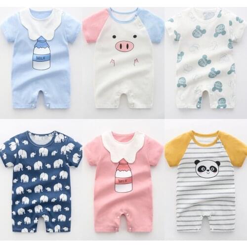 2021 Baby Unisex Clothes Baby Boy Jumpsuit Infant Newborn Gift Overalls Rompers Kids Infantil Cotton Clothing Romper