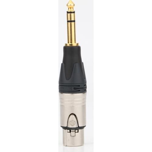 Hi-end NEUTRIK 6.35mm 1/4" Male to 4-pin XLR Female Balanced Headphone TRS Audio Adapter Hifi Audio Connector