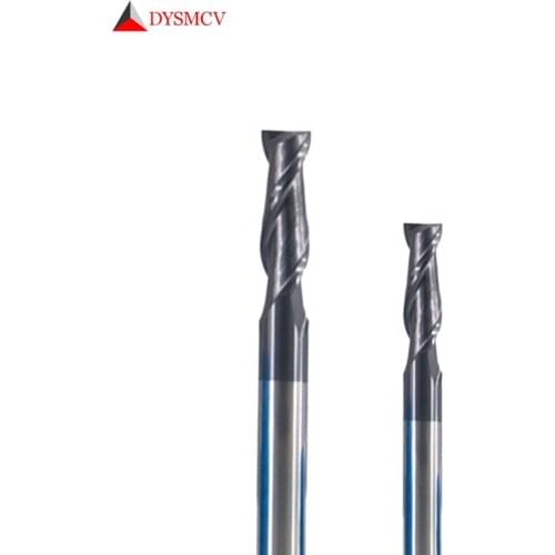 1PC HRC50 2Flute 8mm EndMills 2F- D8x100L 2F-D8x150L Carbide Spiral Flat Straight Shank End Mill for CNC Milling Cutting Tools