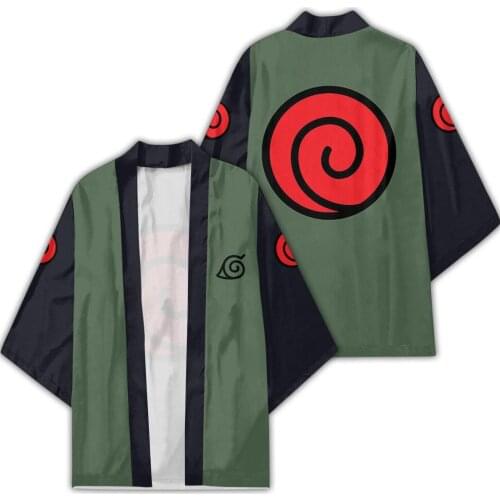 Anime Hatake Kakashi Cosplay 3D Printed Cosplay Costume Cloak Kimono Coat Haori Outfits
