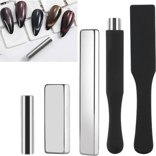 Double-headed Magnetic Plate Magnet Pen 1 PC Nail Art DIY Tool for All Magic 3D Cat Eyes Magnet Nail Gel Polish