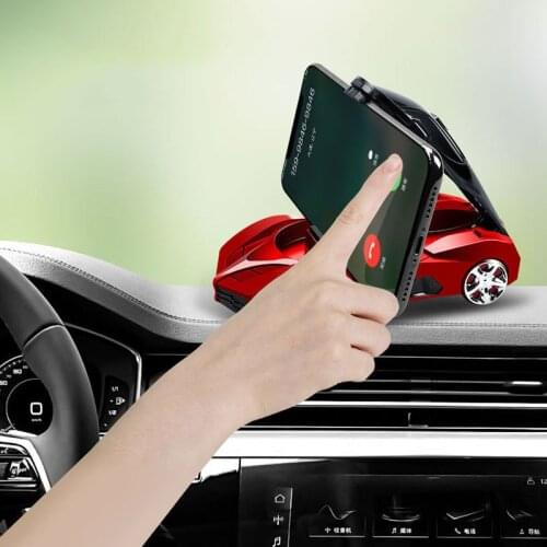 Wonderlife Multifunctional Car Phone Holder Super Sports Car Model Aromatherapy Phone Number Plate Phone Holder Car Decoration