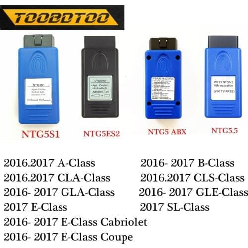 Latest NTG5ES2 Carplay OBD Activation Tool Via OBD For W205 C-class For W253 GLC NTG5ES2 For Mercedes Apple Carplay