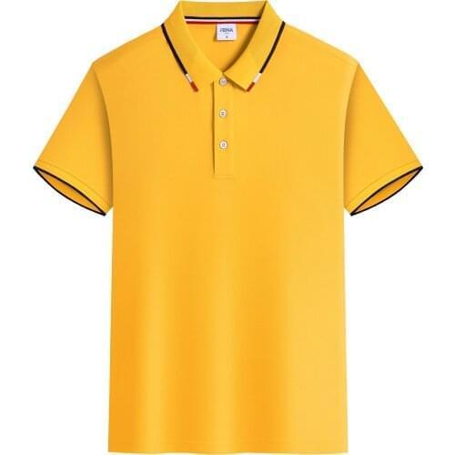 New 2021 Solid Color Summer Polo Shirts Men Short Sleeve Breathable Anti-Pilling Brand Polos masculina hombre Plus Size S-4XL