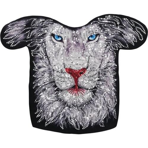 Hot New Embroidery Oversized Printing Sew on Patches Applique for Clothes Jacket Stripe Badges