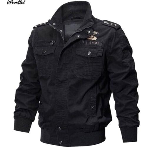 2021 Autumn Winter New Bomber Pilot Men Jackets Vintage Military Warm Man Coats Casual Plush Motorcycle Outdoor Tops Streetwear