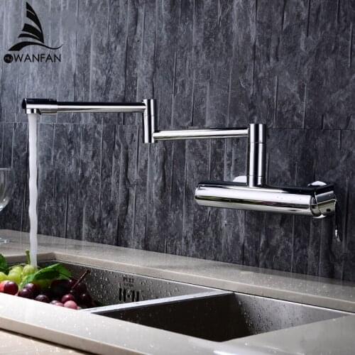 New Water Taps Brass Material Mixer Faucet Kitchen Sink Faucet Single Lever Kitchen Water Mixer Top Quality 360 Rotate Crane L-2