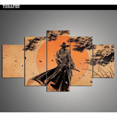 Op de muur HD print olieverf modulaire foto Scenery poster kind room decor woondecoratie 5 stks canvas art z129