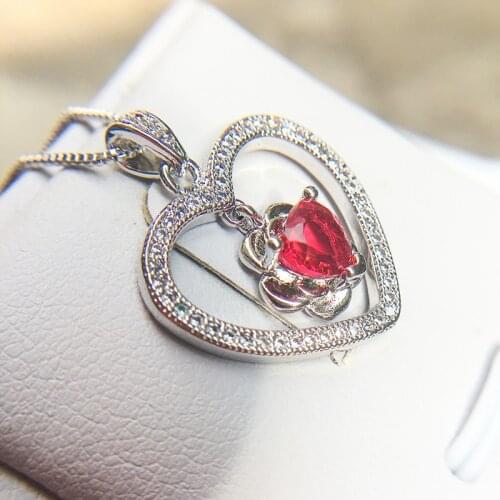 925 sterling silver Color Necklaces Diamond Pendant for Women White Topaz Gemstone silver Pierscionki Jewelry Pendants necklace