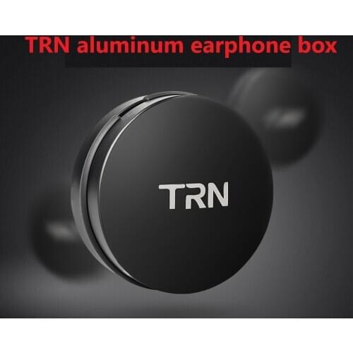 Portable Storage Case TRN Metal Aluminum Alloy In-ear Earphone Accessories Earphone Hard Waterproof Bag Box Earphone For X6