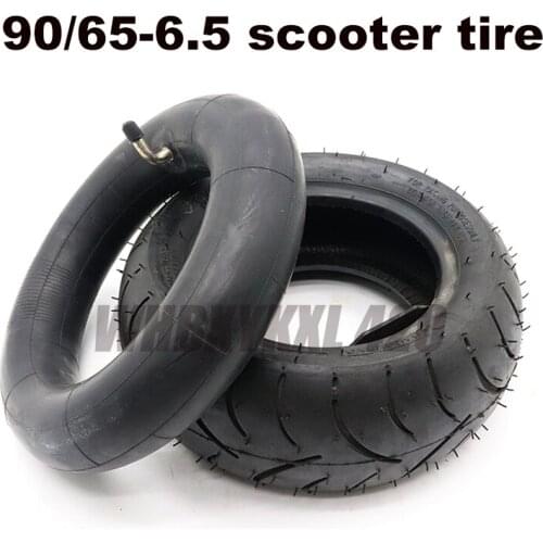 90 / 65-6 tires suitable for electric motor scooter rear-resistant tubeless outer and inner thickening rubber tires