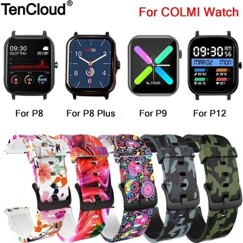 Replacement Band For COLMI P8 Plus Pro Mix Wrist Strap For COLMI P12 P10 P9 V31 V23 Pro Land 1 2S Bracelet Camouflage Wristband
