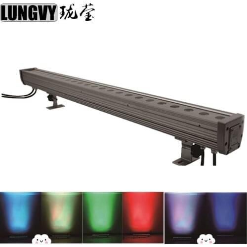 Free Shipping 24x3w 3in1 RGB Waterproof Outdoor Led Wall Washer For Wedding Party Show Events Stage Decoration DMX Light