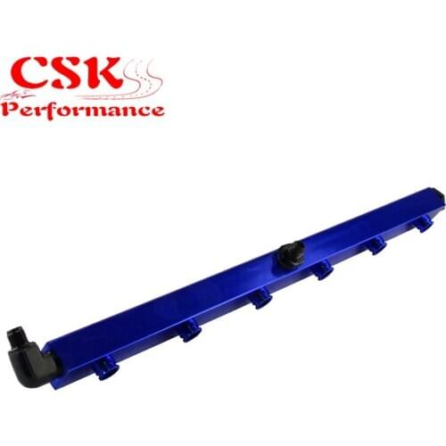 High Quality Fuel Rail Fits For BMW E36 E46 New Fuel Injector Rail Kit Blue / Black