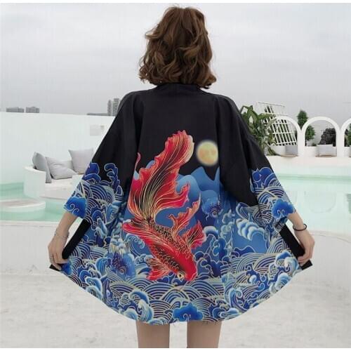 Womens tops and blouses harajuku kawaii shirt Japanese streetwear outfit kimono cardigan female yukata blouse women bride robe