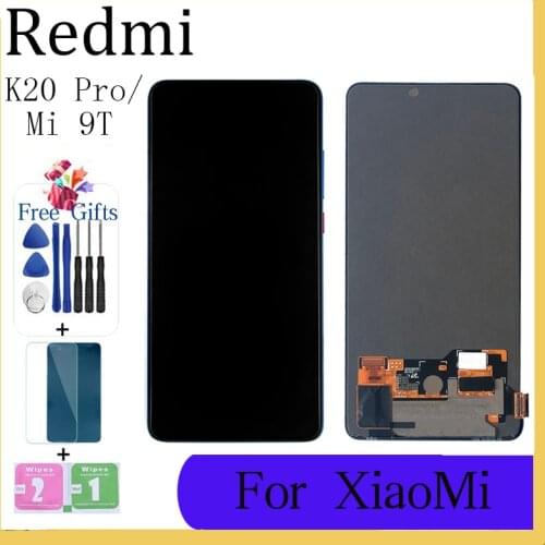 LCD Display for Xiaomi Mi 9t Lcd Screen Amoled Fingerprint Unlock Digitizer Tested Replacement for Xiaomi Mi 9t Mi9t Pro Display
