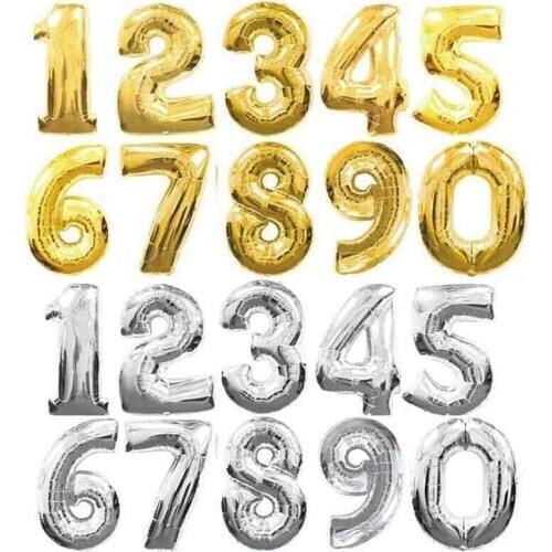 1 pc 32 inch digital balloon wedding decoration room birthday party supplies decoration aluminum balloon happy birthday gift