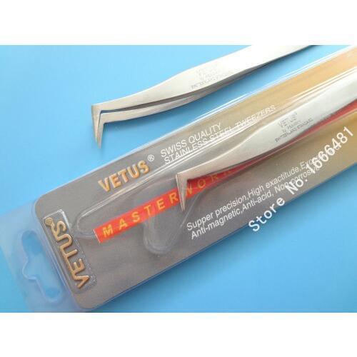 10 pcs VETUS Especially for 3D 6D Volume Eyelash Extension Tweezers