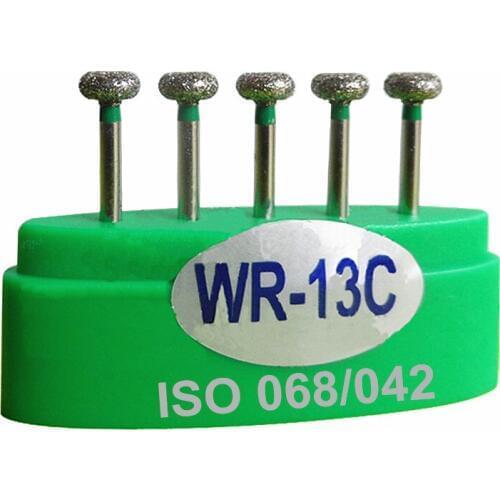 15Pcs Dental Diamond Burs WR-13C Drill DIA-BURS for High Speed Handpiece MediuJm FG 1.6M Dentist Lab Materials