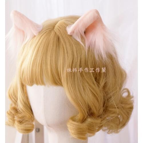 2020 high quality CAT Ears Hair Clip Hair Bands Harajuku Hair Band Kawaii Plush Animal Ear Lolita Headdress Cute