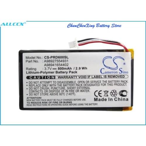 Cameron Sino Battery A98927554931, A98941654402 for Sony PRS-600, PRS-600/BC, PRS-600/RC