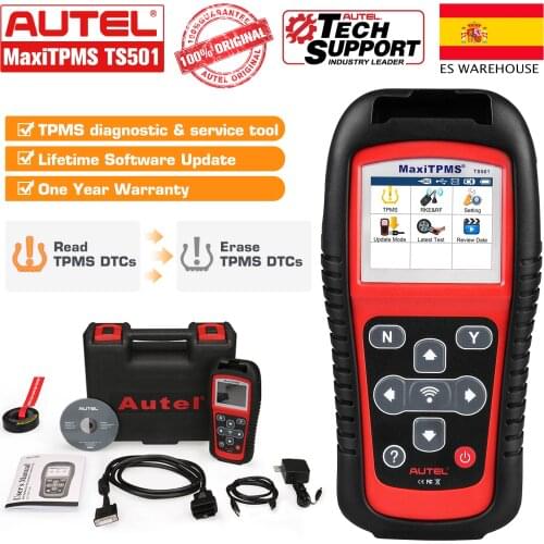 Autel Maxitpms Ts501 315 433Mhz Tpms Programming Tool, Activate Tpms Sensors Reads Clears Codes Obd2 Scanner Free Update