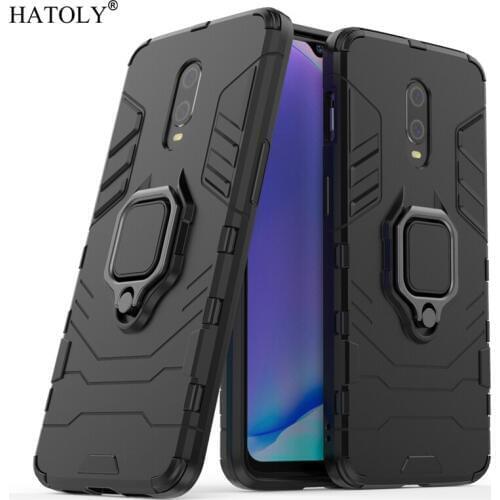 Cover Oneplus 7 Case Cover for Oneplus 7 Magnetic Finger Ring Phone Case Shell Protective Hard PC TPU Armor Case For Oneplus 7