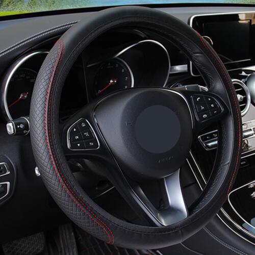 Car Steering Wheel Cover Anti Slip For fiat 500 ford focus 2 kia rio chevrolet cruze toyota solaris kia ceed lada vesta lada