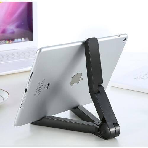 FLOVEME Tablet Holder For Apple iPad Pro 10.5 12.9 9.7 Air 1 2 mini 1 2 3 4 Foldable Desktop Stand For iPhone 7 6S 6 Holder