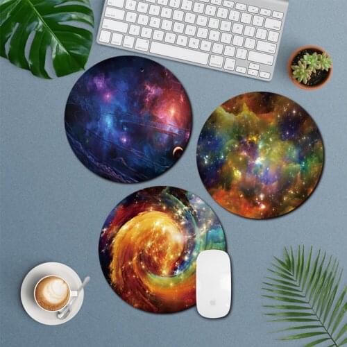 Starry sky Mouse Pad Mat Desktop Non-slip Leather Pad PC Mouse Pad Desk Gamer Gaming Comfortable Mat for office PC Laptop Home
