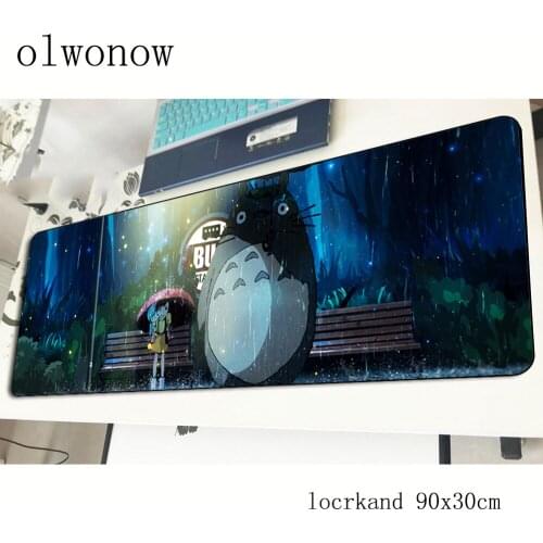 Totoro mouse pad 900x300x3mm High quality mousepads best gaming mousepad gamer HD print personalized mouse pads keyboard pc pad