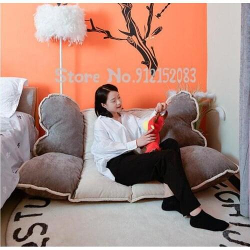 Lazy sofa, tatami bed, foldable balcony, leisure on the ground, small apartment single double bedroom chair, net red