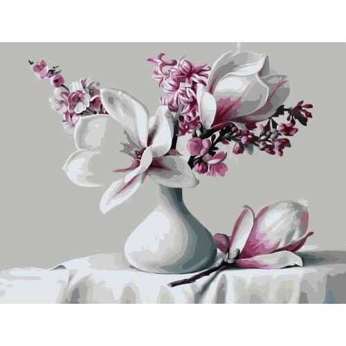 MaHuaf-i479 flowers vast painting by numbers on canvas drawing by numbers nordic decoration wall acrylic picture for living room