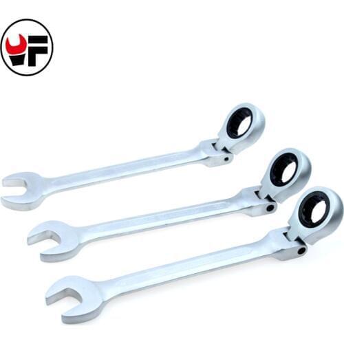 20-22mm Flexible Head Ratchet Spanner Combination wrench a set of keys gear ring wrench ratchet handle tools Chrome Vanadium