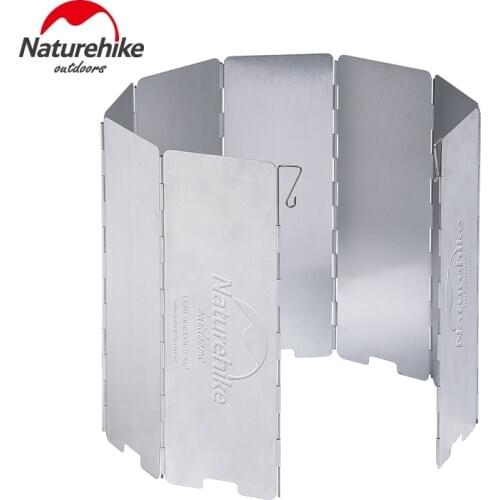 Naturehike Screen Type Wind Deflector Wind Board Ultralight Aluminum Alloy Outdoor Portable Folding Camping Picnic Equipment
