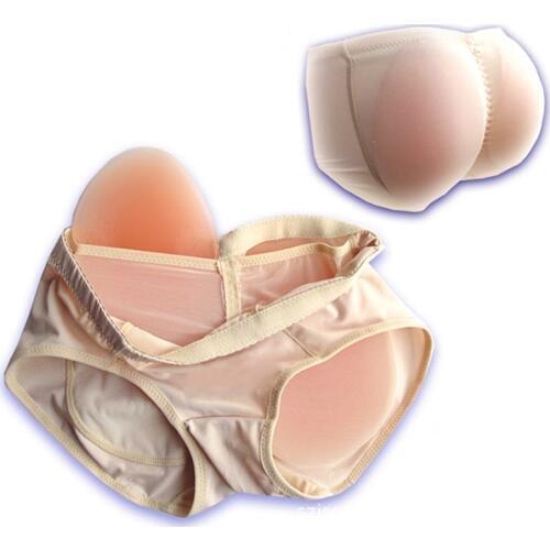 New Silicone Butt Pads Enhancer False Ass Lift Fake Buttocks Padded Panties Hip Push Up Underwear Breast Form Skin Color