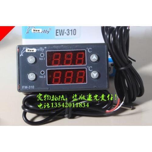 New Original temperature controller Ewelly The thermostat lower limit alarm output Dual EW-310 Microcomputer