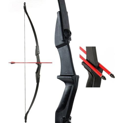 Hunting Bow 40 Lbs Recurve Bow And Arrow Set Left And Right Hand Double Arrow Shooting Hunting Outdoor Sports Game