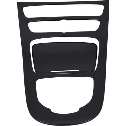 2Pcs ABS Plastic Car Interior Center Console Gear Shift Panel Cover Trim for Mercedes Benz E-Class W213 16-18 Auto Accessories