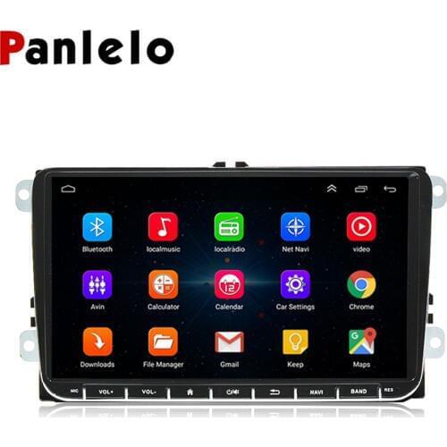 Panlelo 2 Din Android 8.1 GPS Navigation Multimedia Player Car Stereo Radio 9 Inch Touch Screen Function Mirror Link