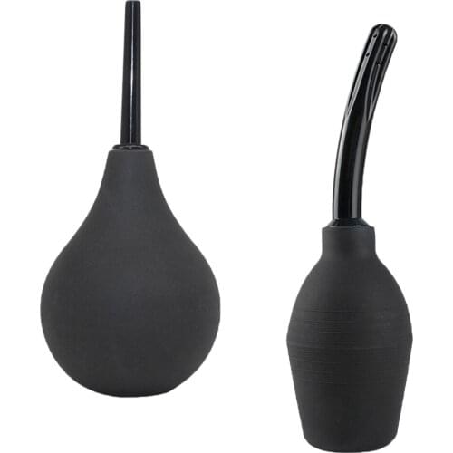 2 Enema Bulb Portable Insert Vaginal Douche Enema Bulb Anal Cleansing Unisex