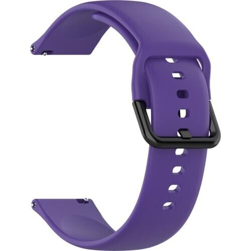 20mm Strap For Samsung Galaxy Watch 40mm R500/Active 2 Watch Band Fashion Silicone Sport Wristbands For Men Women Watch Parts